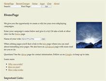 Tablet Screenshot of campaignwiki.org